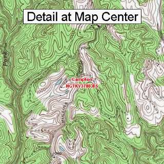   Map   Campton, Kentucky (Folded/Waterproof)