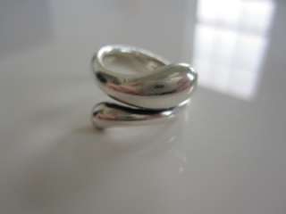 Tiffany & Co. Elsa Peretti Teardrop Band Ring Size 6  