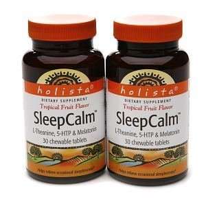 Holista Sleep Calm L Theanine, 5HTP & Melatonin, Chewable 