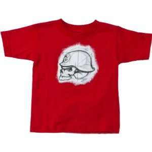 Metal Mulisha Creation Toddler Short Sleeve Sportswear Shirt   Red 