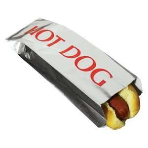  Printed Foil Hot Dog Bag 1000/CS 