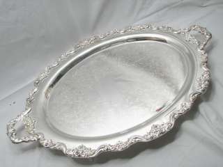 TOWLE SILVER PLATE MASSIVE SERVING PLATTER 30x20 MASTER TRAY 