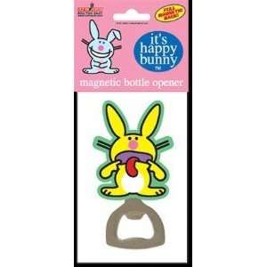  Happy Bunny   Sticking Out Tongue   Magnetic Bottle Opener 