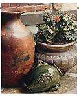   Tapestry Wallhanging Tuscan Pots Planters Wall Decor Made in USA