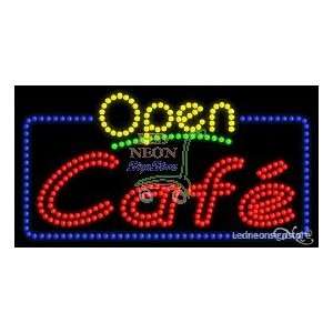  Cafe LED Business Sign 17 Tall x 32 Wide x 1 Deep 