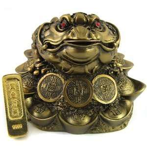  Wealth Toad with Gold Bar 
