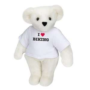    15 T Shirt Bear I HEART Biking   Vanilla Fur Toys & Games