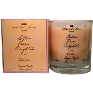 Fitzherbert & Prince Letters From Brighton Vanilla Fragrant Candle In 