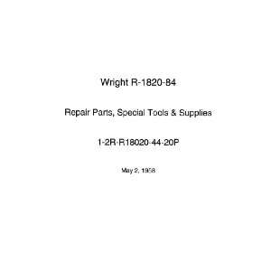   Cyclone Aircraft Engine Repair Manual Wright R 1820 Cyclone 9 Books