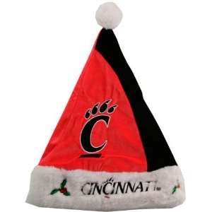  Cincinnati Bearcats Mistletoe Santa Hat