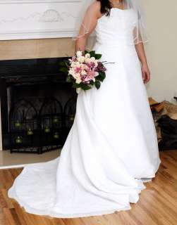 Christian Michelle Wedding Dress with Petticoat  
