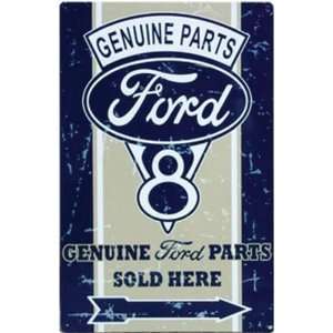  Ford Metal Tin Sign Ford Genuine Parts