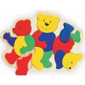  Little Bears (Shaped Wooden Puzzle) Toys & Games