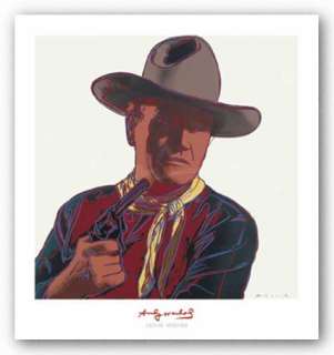 ART Cowboys Indians John Wayne 201/250 1986 Andy Warhol  