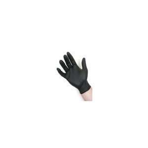 Black Lighting Disposable Nitrile Gloves   Size 2X Large, Case of 1000 
