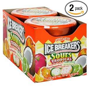 Ice Breakers Tropical Sours Mints, 1.5 Ounce Packages (Pack of 16)