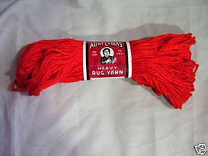 Aunt Lydias Heavy Rug Yarn Phantom Red Skein(s) R/C  