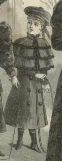 ORIGINAL SALON MODE Nov 26,1889 +clothing PATTERN  
