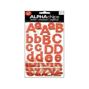   Stickers, Bailey Alphabet Light Red Glitter Arts, Crafts & Sewing