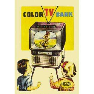   By Buyenlarge Exclusive By Buyenlarge Color TV Bank 20x30 poster