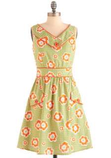Green Orange Dress  Modcloth