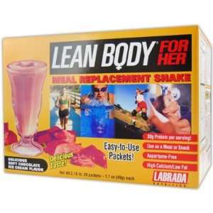  Labrada Nutrition  Lean Body For Her, Chocolate (20 pack 