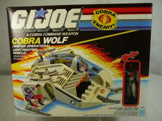   Joe Cobra Wolf Ice Viper Rare Original Vintage Hasbro ARAH AFA Grading