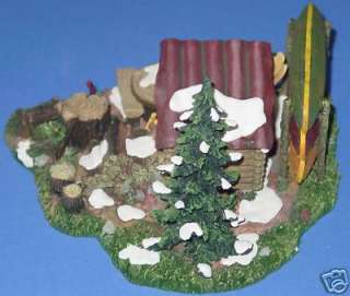 DEPT 56 Woodshed & Chopping Block VIillage Accessories  