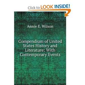   of United States History and Literature With Contemporary Events