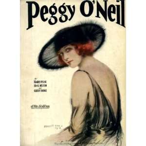  Peggy ONeil Vintage 1921 Sheet Music 