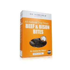  Beef and Bison Bites for Dogs by Mercola   5 oz Health 