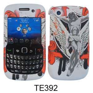  FOR BLACKBERRY CURVE 8520 JESUS & WHITE WINGS ON WHITE 
