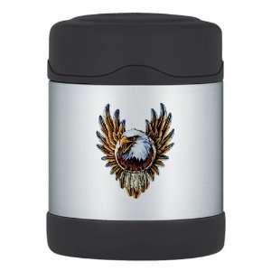   Food Jar Bald Eagle with Feathers Dreamcatcher 