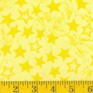  45 Wide Woodwinds Stars Lemon Fabric By The Yard Arts 