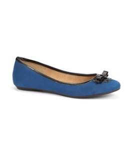 Navy (Blue) Bow Detail Ballet Pumps  227746441  New Look