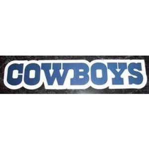  Dallas Cowboys Team Name NFL Car Magnet