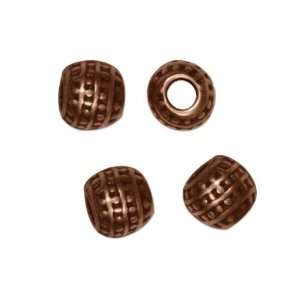   Copper Plated Round Spacer Bead 7.5mm (4) Arts, Crafts & Sewing