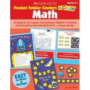   Pocket Folder Centers in Color   Math Grades K 1