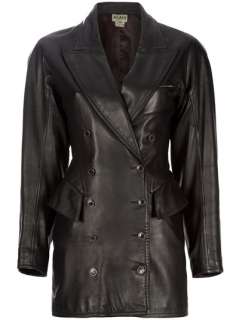 Azzedine Alaïa Vintage Leather Jacket   Rewind Vintage Affairs 