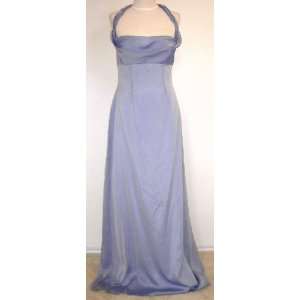  Chiffon Ice Blue Dress, Size 8 