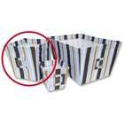 Trend Lab 101646 Medium Fabric Storage Bin  Max Stripe Twill Covered 