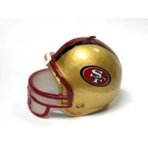 San Francisco 49ers Medium Size NFL Birthday Helmet Candle  