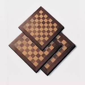    23 X23 in Wooden Veneer Chess Board ,American Puzzles Toys & Games