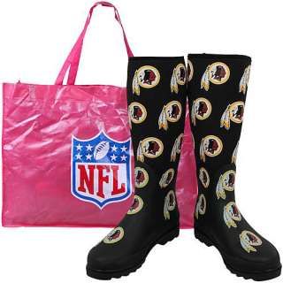   Shoes Washington Redskins Womens Enthusiast Rain Boot   