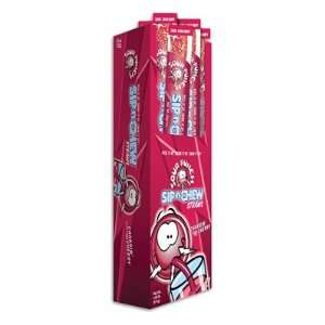 Cherry Sour Punch Sip N Chew Straws 30 Grocery & Gourmet Food