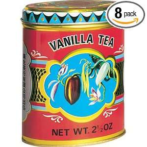 Roland Vanilla Tea/Canisters, 2.5000 Ounce (Pack of 8)