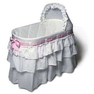 burlington basket burlington baby full skirt bassinet liner with 