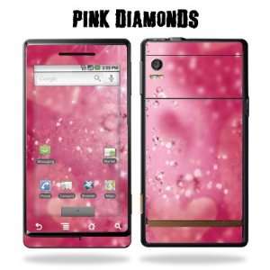  Motorola Droid Phone Protective Vinyl Skin Verizon   Pink 