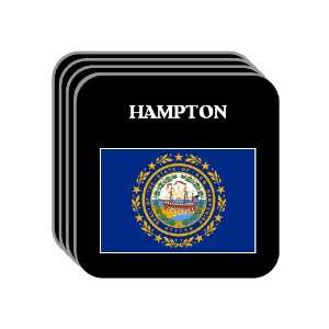  US State Flag   HAMPTON, New Hampshire (NH) Set of 4 Mini 