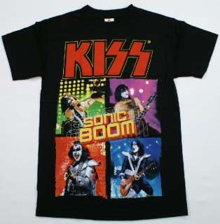 KISS Sonic Boom Album T Shirt Gene Simmons Paul Stanley Rock Music 